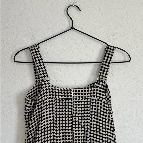 Dissh Houndstooth Mini Dress Black Cream - Picture 8 of 11